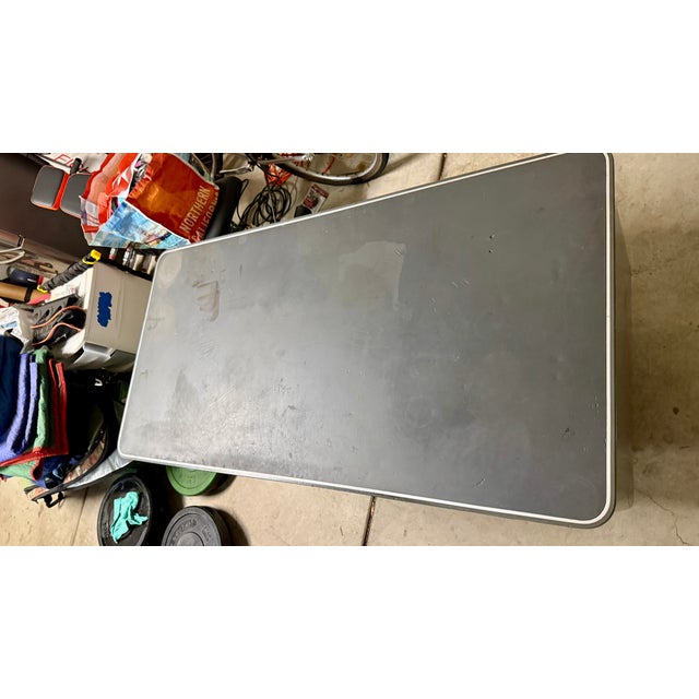Vintage Ase (All-Steel) Tanker Desk - Mid-Century Industrial For Sale - Image 4 of 4