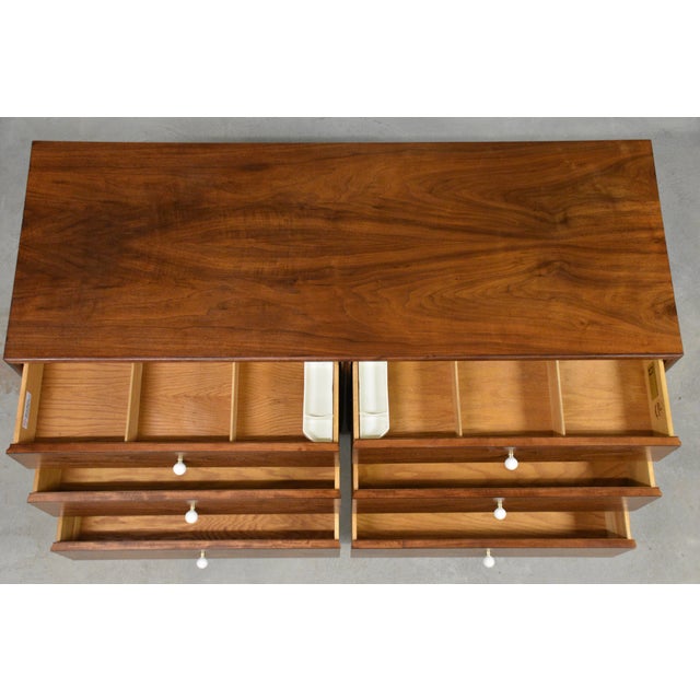 Drexel 1960s Refinished Kipp Stewart Declaration 52” Dresser for Drexel For Sale - Image 4 of 10