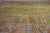 1890s Antique Oversized Green Olive Floral Knotted Wool Persian Sultanabad Rug For Sale - Image 4 of 9