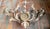 20th Century Large 40" Wide Italian Hollywood Regency Tole and Wood Wall Sconce For Sale - Image 18 of 18