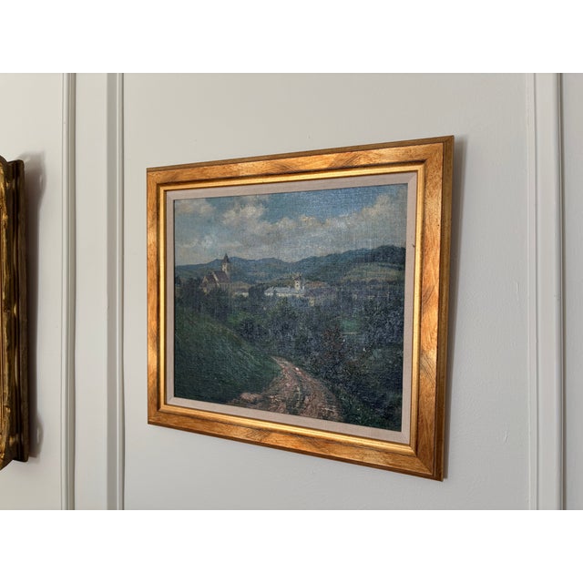 Antique Original Oil Painting, Austrian, Rudolf Klingsbogl, Impressionism For Sale - Image 4 of 15