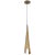 Kelly Wearstler for Visual Comfort Signature Piel Small Wrapped Pendant in Antique-Burnished Brass For Sale