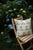 Lauren Servati Textiles, Unfading Flower // Bluebell 22"x22" pillow pair (two pillows!) Double-sided throw pillow with a...