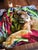 Contemporary The Sumatran Tiger by Lindsey Kustusch | Oil on wood panel of a tiger among vibrant flowers For Sale - Image 3 of 5