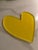 Kerri Rosenthal Signed Kerri Rosenthal Yellow Acrylic Heart Sculpture – Retired Design For Sale - Image 4 of 5