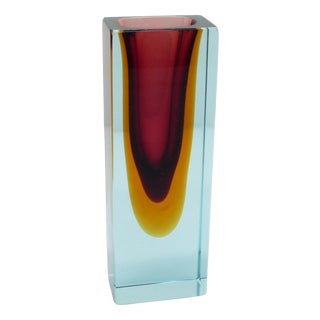 Seguso Vetri d'Arte Submerged Vase, Murano, 1960s For Sale