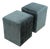 Velvet Ottomans from Sable Interiors, Set of 2 For Sale