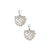 Contemporary Natural Diamond Earring with 0.70 Carat Diamond in 18k Gold For Sale - Image 3 of 6