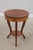 Baker Walnut Round Two-Tier Neoclassical Occasional Table For Sale - Image 15 of 17