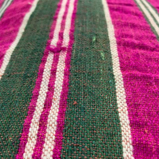 Vintage Tapis Kilim Pillow Cover For Sale - Image 4 of 10