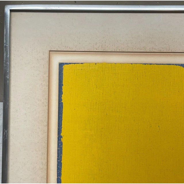 1969 Natvar Bhavsar Color Field Abstract Screenprint - Listed Indian Artist For Sale - Image 10 of 12