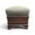 Early-to-Mid 20th Century Upholstered Wood Storage Ottoman With Hinged Lid For Sale - Image 12 of 17