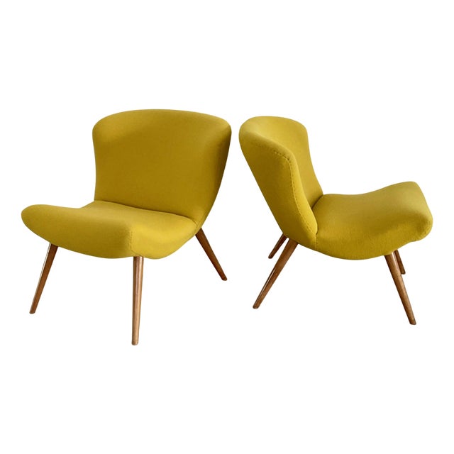 Set of Small Vintage Lounge Chairs by Christa Von Paleske, 1950s For Sale