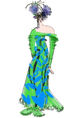 Nature Girl Print by Annie Naranian