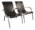 Mid-Century Modern Leather and Aluminium Lounge Chairs by Rudolf Szedleczky, 1970s, Set of 2 For Sale