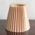 1960s Blended Stripe Knife Pleated Lamp Shade For Sale - Image 10 of 12