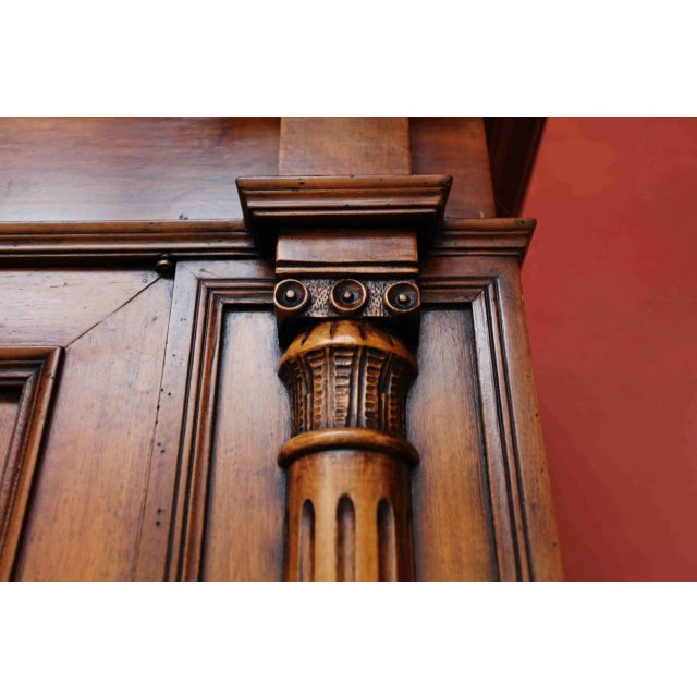 Neoclassical Cabinet Decorated with Carvings For Sale - Image 4 of 8