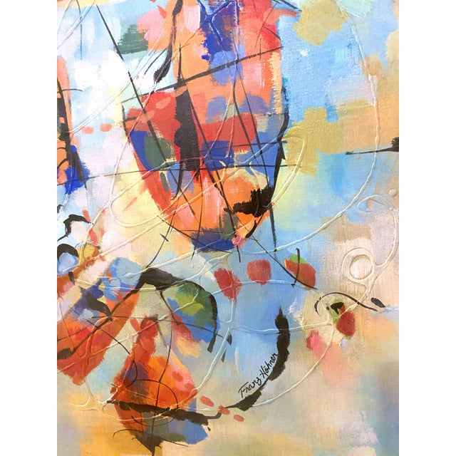 Contemporary Contemporary Franz Hohner Abstract on Canvas "Fragments" For Sale - Image 3 of 13