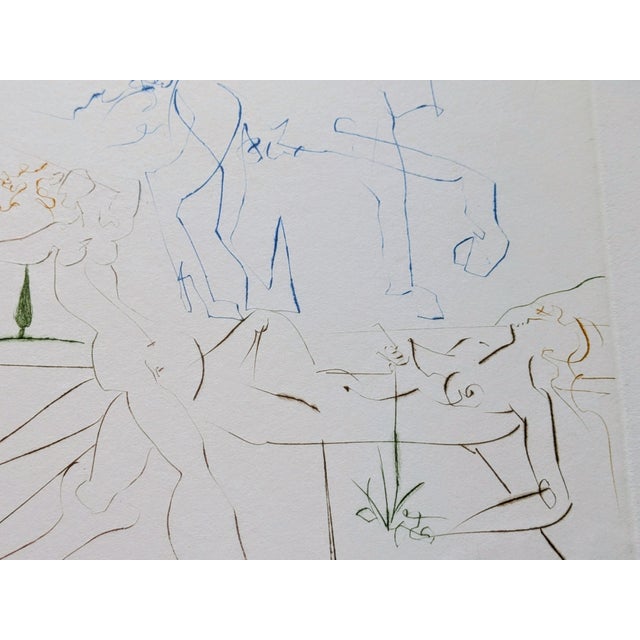 Artist: Salvador Dalí. Title: La Parade, 1973. : Original Etching signed in pencil by the artist and numbered, 1 of 175...