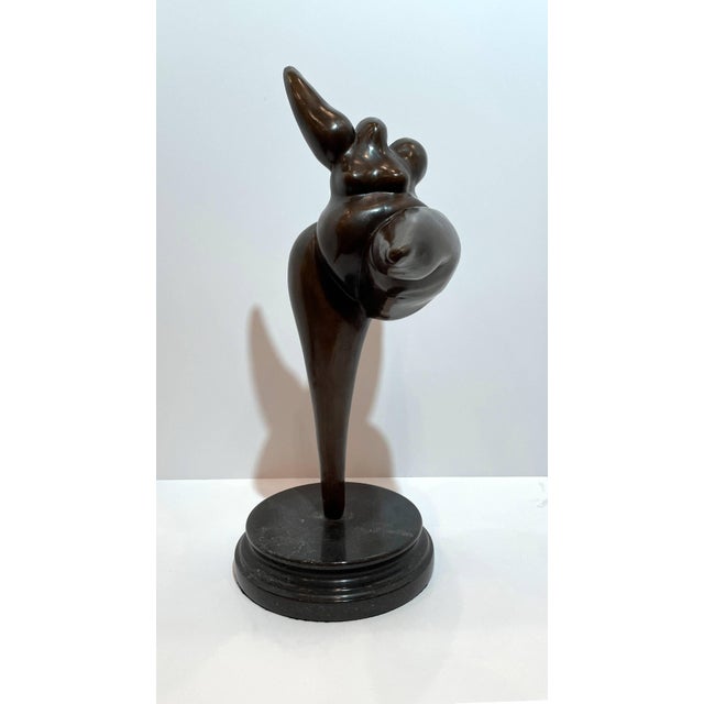 Fernando Botero Late 20th Century Bronze Dancing Figural Sculpture After Botero, Signed Milo For Sale - Image 4 of 12