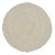 Pure Salt Cassis Bleach Hand Woven Jute Round Rug, 6' X 6' For Sale