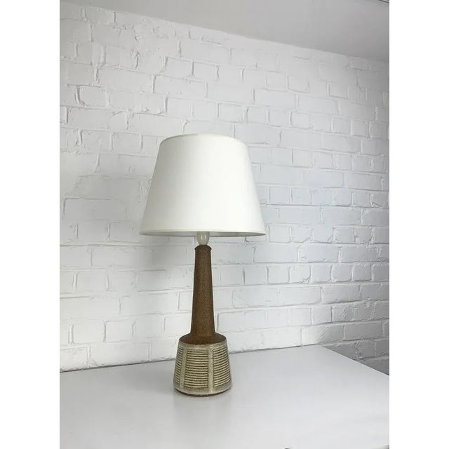 Mid-Century Modern Danish Ceramic Table Lamp by Esben Klint for Le Klint, 1960s For Sale - Image 3 of 13
