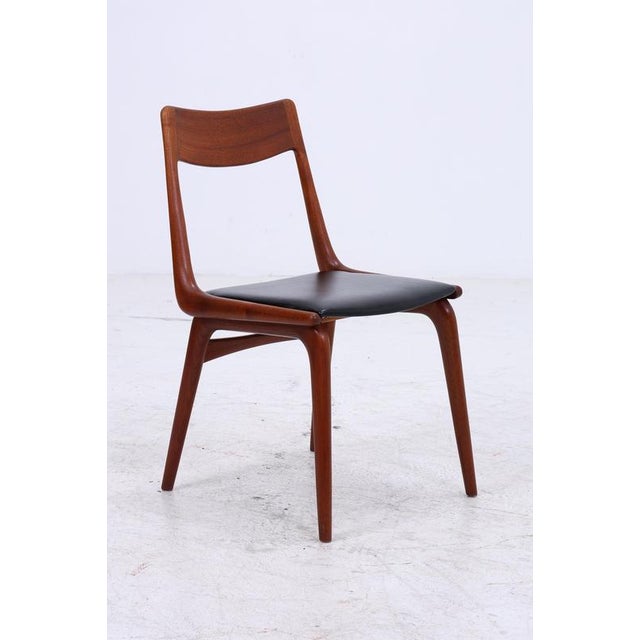 Mid-Century Danish Model 370 Boomerang Chairs in Teak by Alfred Christensen for Slagelse, 1960s, Set of 4 For Sale - Image 16 of 18