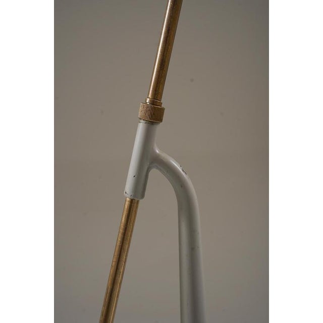 Metal Mid-Century Floor Lamps attributed to Hans Bergström for Ateljé Lyktan, Sweden, 1940s, Set of 2 For Sale - Image 7 of 12
