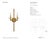 Modern Kelly Wearstler for Visual Comfort Signature Liaison Double Sconce in Antique-Burnished Brass For Sale - Image 3 of 5