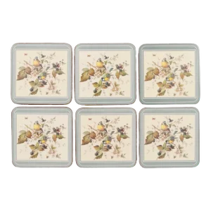 Pimpernel Blue Tit Coasters - Set of 6