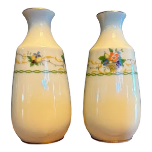 Noritake 8162 Salt and Pepper Shaker Set Featuring the Normandy Pattern
