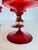 Red 1950s Salviati Venetian Murano Attributed Champagne Coupes Hand Blown Cranberry Red Glass With Gold Flecks- Set of 6 For Sale - Image 8 of 9