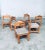 Brutalist Square Model Pine Dining Chairs, 1970s, Set of 6 For Sale - Image 14 of 18