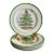 English Spode New Vintage "Christmas Tree" Dinner Plates Made in England, Set of 6 For Sale