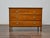 French French 19th Century Louis XVI Walnut Commode with Marquetry and Brass Pulls For Sale - Image 3 of 10
