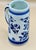Blue Mid 20th Century Hand-Painted Dutch Delft Blue & White Stein / Tankard For Sale - Image 8 of 11