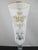 Early 21st Century Waterford Crystal Lismore 12 Days of Christmas 2 Turtle Doves Gold Champagne Flute For Sale - Image 5 of 12
