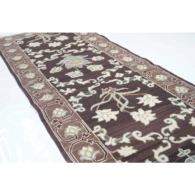 Textile Sumak Runner 2'6'' X 8' For Sale - Image 7 of 10