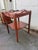 Vintage Chippendale Revival Mahogany Tray-Top 2 Tier Side Table. For Sale - Image 4 of 13