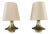 Modernist Brass Lamps, 1970s, Set of 2 For Sale