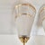 1950s Vintage Wall Lights in Glass and Gilded Brass, 1950s, Set of 2 For Sale - Image 5 of 12
