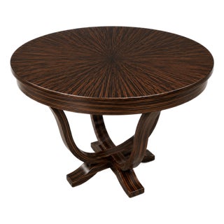 Modern Round Foyer / Center Table by Artifacts For Sale