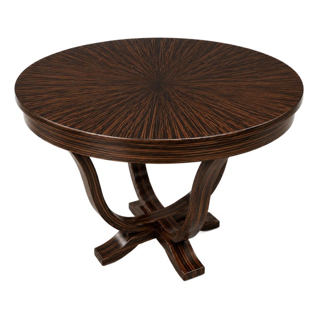 Modern Round Foyer / Center Table by Artifacts For Sale