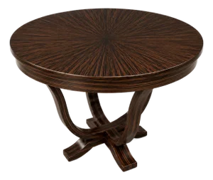Modern Round Foyer / Center Table by Artifacts