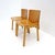 Copper Italian Plywood Dining Chairs in the Style of Scarpa, Italy, 1980 For Sale - Image 8 of 11