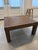 Boho Chic Vintage Woven Rattan Square Coffee Table With Geometric Top For Sale - Image 3 of 4