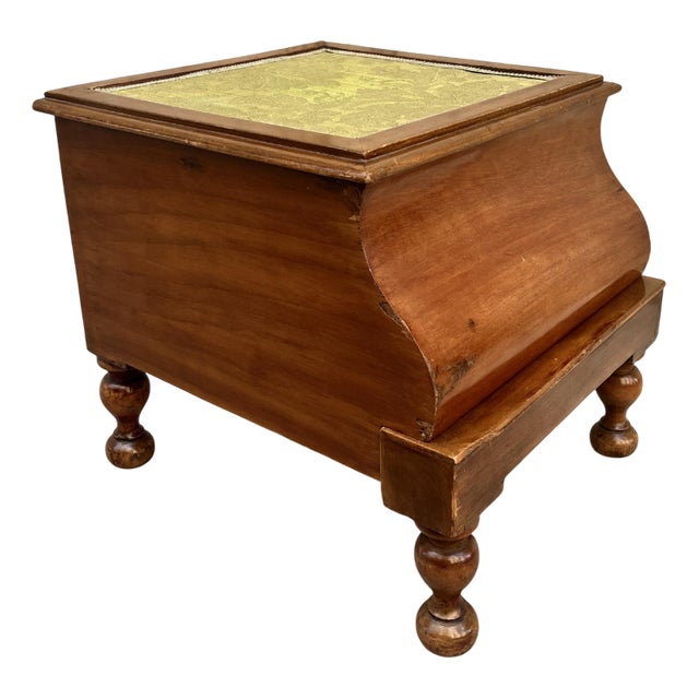 Shoe Rest with Storage Drawer, 1890s For Sale