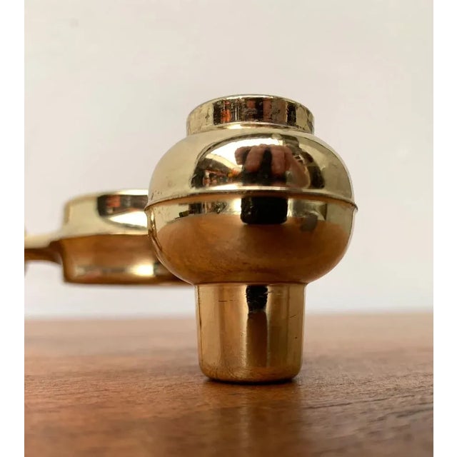 Metal Vintage Metal Modular Atomic Stacking Candle Holder from Quist, 1970s For Sale - Image 7 of 12