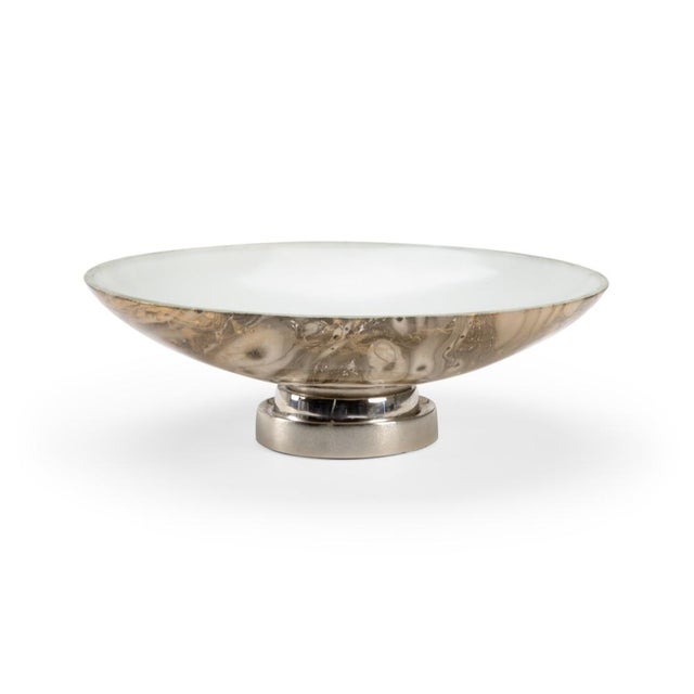 Contemporary Wildwood Calacatta Gold Bowl, Large For Sale - Image 3 of 3
