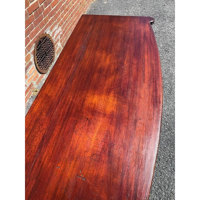 Traditional Pair of Antique George III Mahogany Commodes | Lion's Face Handles & Hairy Paw Feet (C. 1800) For Sale - Image 3 of 12